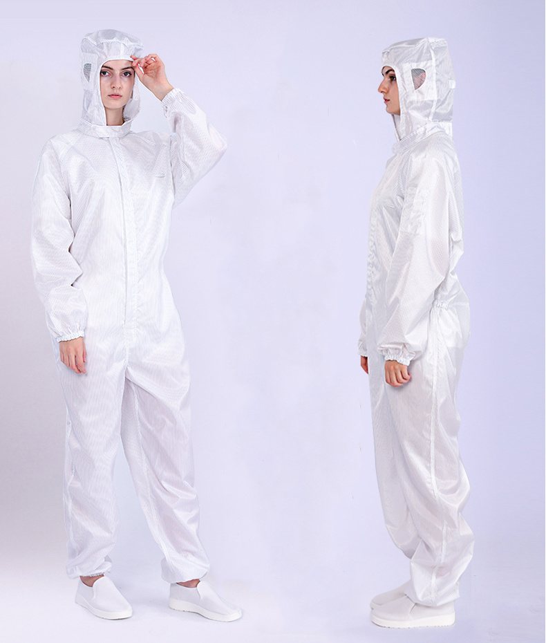 Coverall trùm đầu chống tĩnh điện